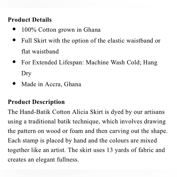 Studio 189 Alicia Batik Maxi Skirt Cotton  Tie Dye S $895 - Picture 9 of 9